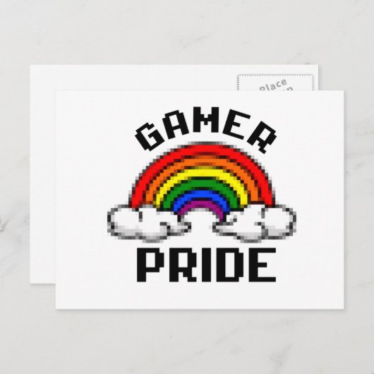 Carte Postale Gamer Pride (Devant / Derrière)
