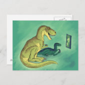 Carte Postale Gamer-Saurus (Devant / Derrière)