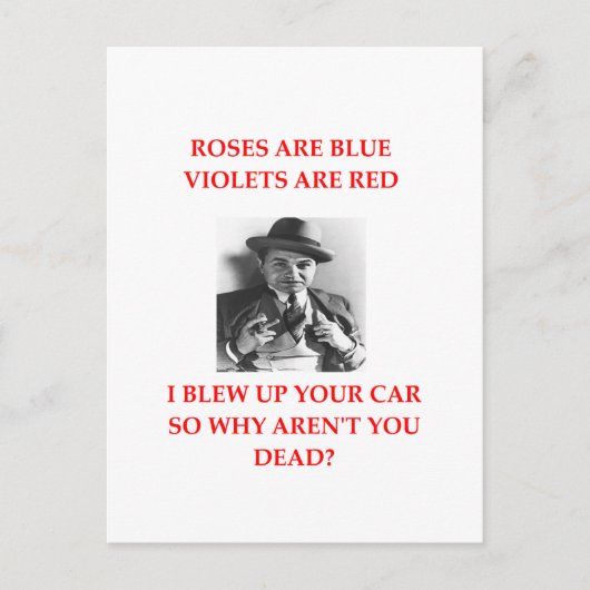 Carte Postale gamgster love 5 (Devant)