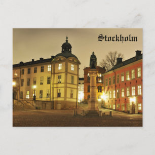 Carte Postale Gamla Stan à Stockholm, Suède