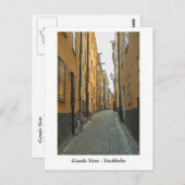 Carte Postale Gamla Stan - Stockholm (Devant / Derrière)