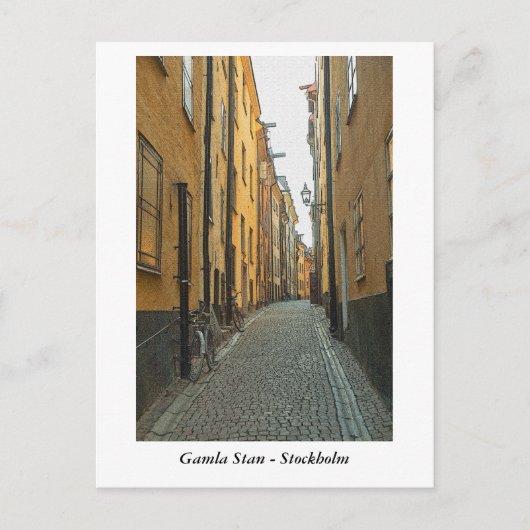 Carte Postale Gamla Stan - Stockholm (Devant)