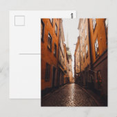 Carte Postale Gamla Stan, Stockholm, Suède (Devant / Derrière)