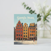 Carte Postale Gamla Stan Suède (Debout devant)