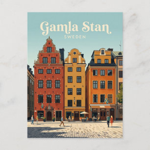 Carte Postale Gamla Stan Suède
