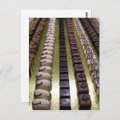 Carte Postale Gammes de chocolat (Devant / Derrière)