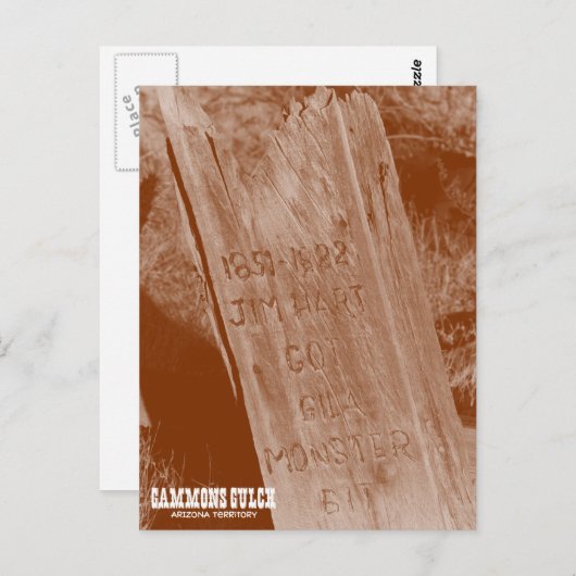 Carte postale Gammons Gulch Souvenir (Devant / Derrière)