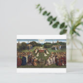 Carte Postale Gand Altarpiece (détail), Van Eyck Brothers (Debout devant)