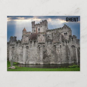 Carte Postale Gand Belgique Castle Voyage Photo