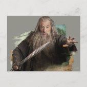 Carte Postale Gandalf avec épée (Devant)