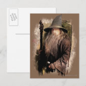 Carte Postale Gandalf Avec Personnel (Devant / Derrière)