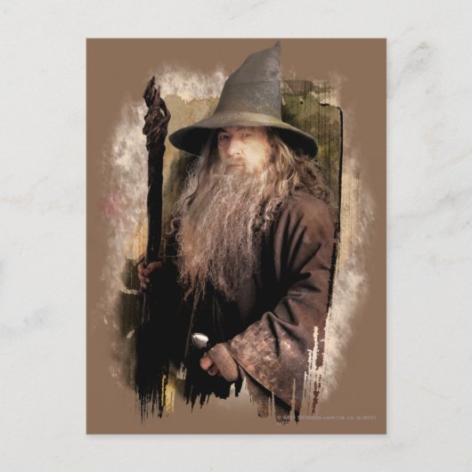 Carte Postale Gandalf Avec Personnel (Devant)