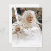 Carte Postale GANDALF™ Combattre avec épée (Devant / Derrière)