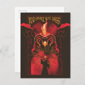 Carte Postale GANDALF™ contre Balrog "Vous ne passerez pas" Grap (Devant / Derrière)