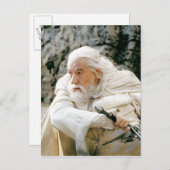 Carte Postale GANDALF™ le blanc avec épée (Devant / Derrière)