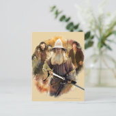 Carte Postale Gandalf, THORIN OAKENSHIELD™ & BILBO BAGGINS™ (Debout devant)