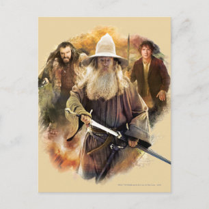 Carte Postale Gandalf, THORIN OAKENSHIELD™, & BILBO BAGGINS™