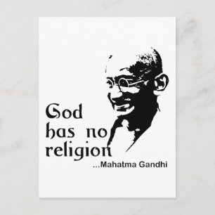 Carte Postale Gandhi