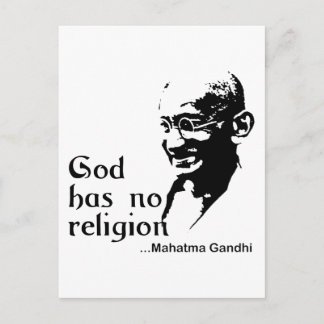 Carte Postale Gandhi