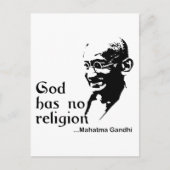 Carte Postale Gandhi (Devant)