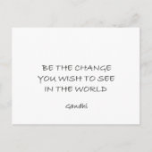 Carte Postale gandhi (Devant)