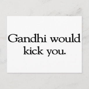 Carte Postale Gandhi