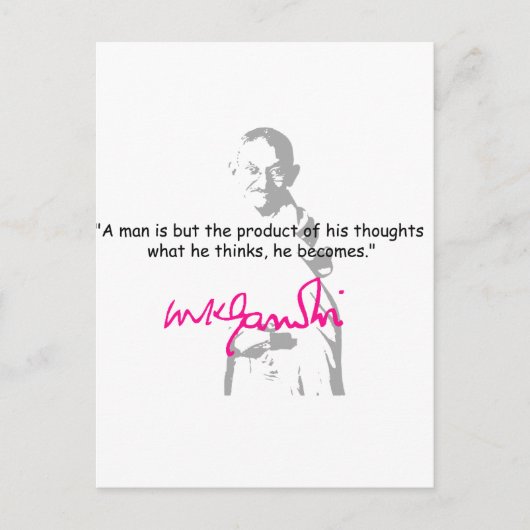 Carte Postale gandhi 2 (Devant)