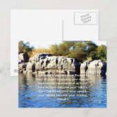 Carte Postale Gandhi Sagesse Citer Sur Le Destin (Devant / Derrière)