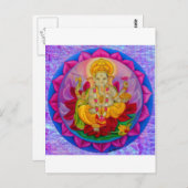 Carte Postale Ganesh (Devant / Derrière)