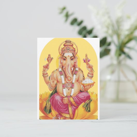 Carte Postale Ganesh (Debout devant)