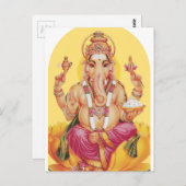 Carte Postale Ganesh (Devant / Derrière)