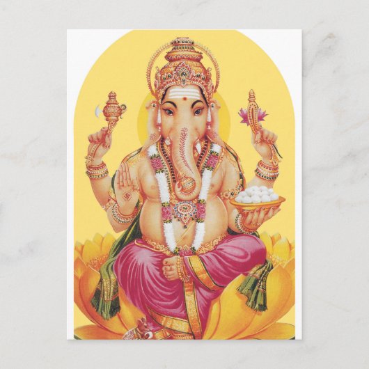 Carte Postale Ganesh (Devant)
