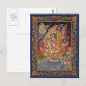 Carte postale Ganesh à quatre armes (Devant / Derrière)
