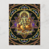 Carte Postale Ganesh - Remover des obstacles (Devant)