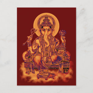 Carte Postale Ganesh - Remover des obstacles