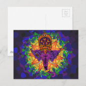 Carte Postale Ganesha (Devant / Derrière)