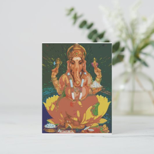 Carte Postale Ganesha (Debout devant)