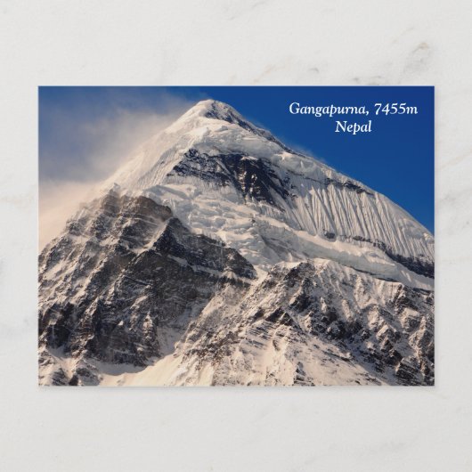 Carte Postale Gangapurna (Devant)