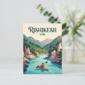 Carte Postale Gange Rishikesh Inde (Debout devant)