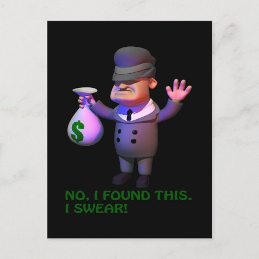 Carte Postale Gangster (Devant)