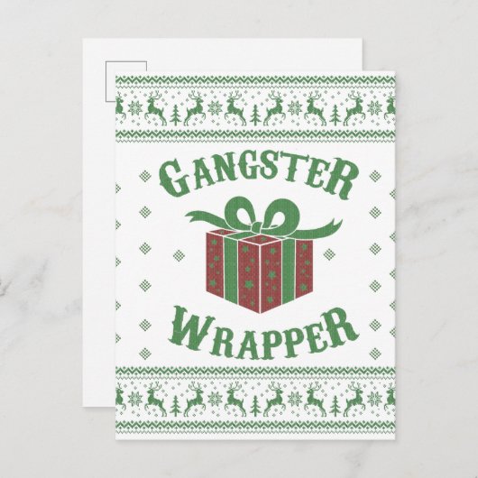 Carte Postale Gangster Wrapper Ugly Sweat (Devant / Derrière)