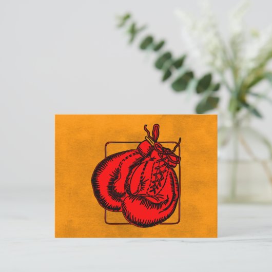 Carte Postale Gants de boxe (Debout devant)