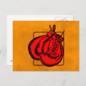 Carte Postale Gants de boxe (Devant / Derrière)