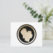 CARTE POSTALE GANTS DE BOXE D'OR (Debout devant)