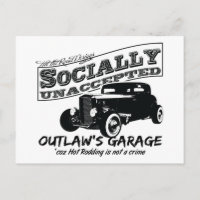 Garage de hors-la-loi. Hot Rods socialement inacce