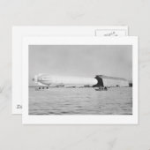 Carte Postale Garage de Zeppelin, 1908 (Devant / Derrière)