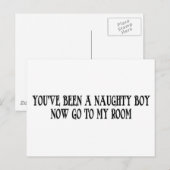 CARTE POSTALE GARÇON (Devant / Derrière)