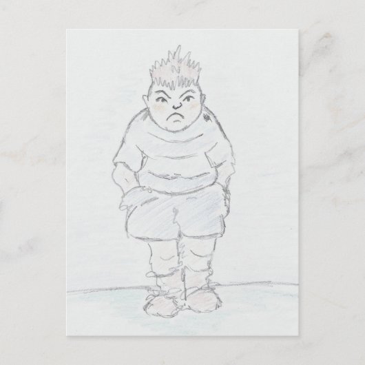 Carte Postale Garçon (Devant)