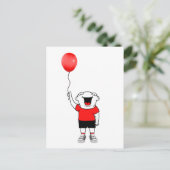 Carte Postale Garçon à ballon (Debout devant)