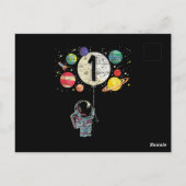 Carte Postale Garçon astronaute pour son 1er anniversaire Cadeau (Dos)